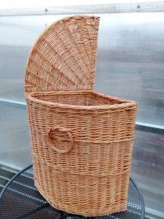 Proutěný koš na prádlo 50  cm