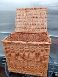 Proutěný koš na prádlo 44 cm