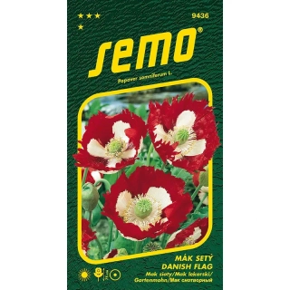 Mák setý Danish Flag - osivo 