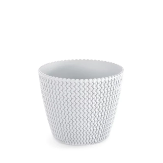Květináč Splofy bílá 18,7cm 