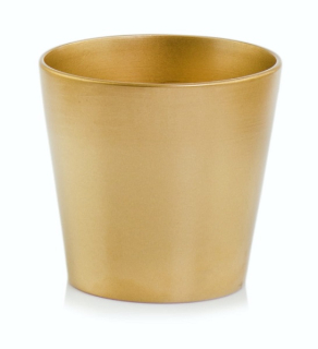 Květináč zlatý 13cm